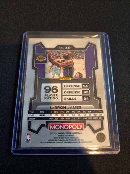 Lebron James Panini Prizm #40