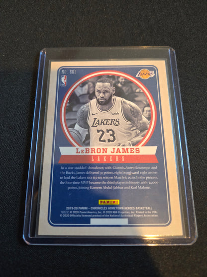 Lebron James 2019 Panini Chronicles Hometown Heroes #561