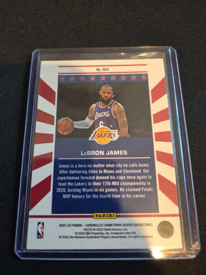 Lebron James 2022 Panini Chronicles Hometown Heroes #663