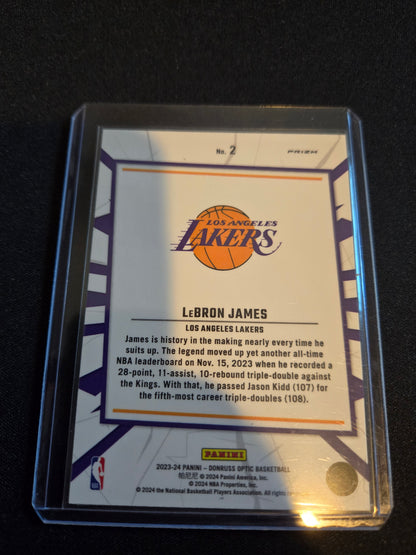 Lebron James Donruss Optic My House #2