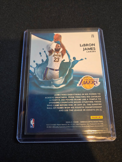 Lebron James Donruss Optic Slashd #13