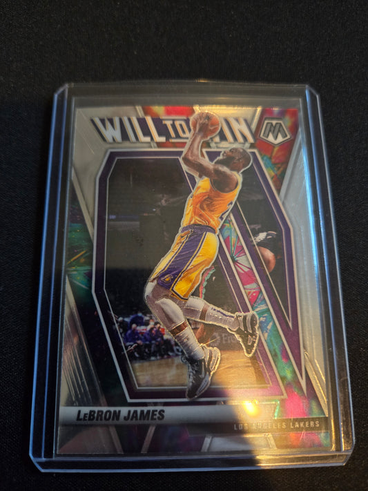 Lebron James Panini Mosaic Will to Win #10