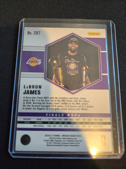 Lebron James Panini Mosaic #297