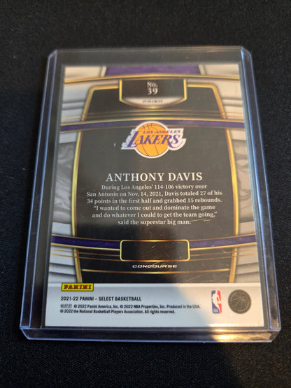 Anthony Davis Panini Prizm (Green White Purple) #39