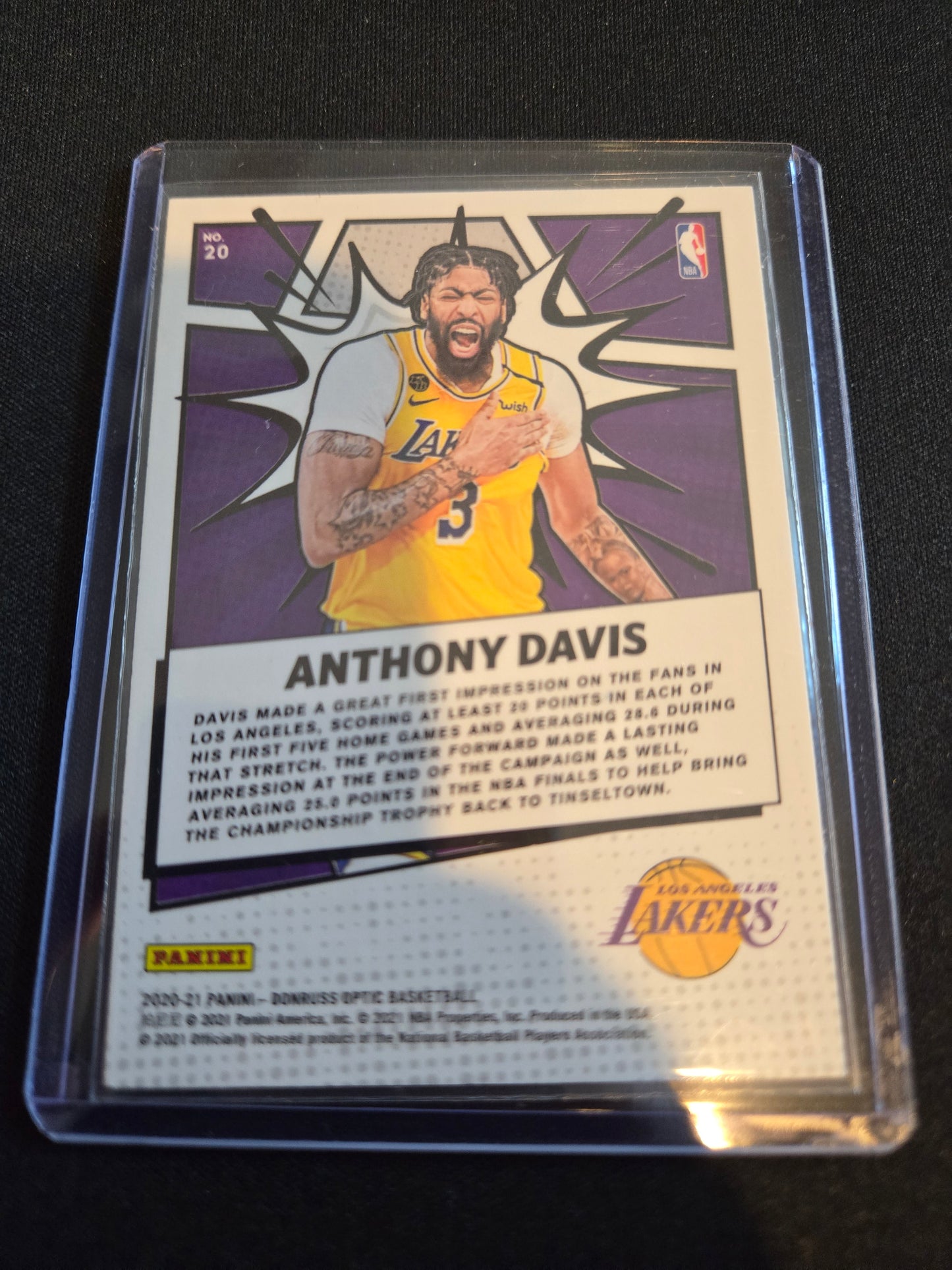 Anthony Davis Donruss Optic My House #20