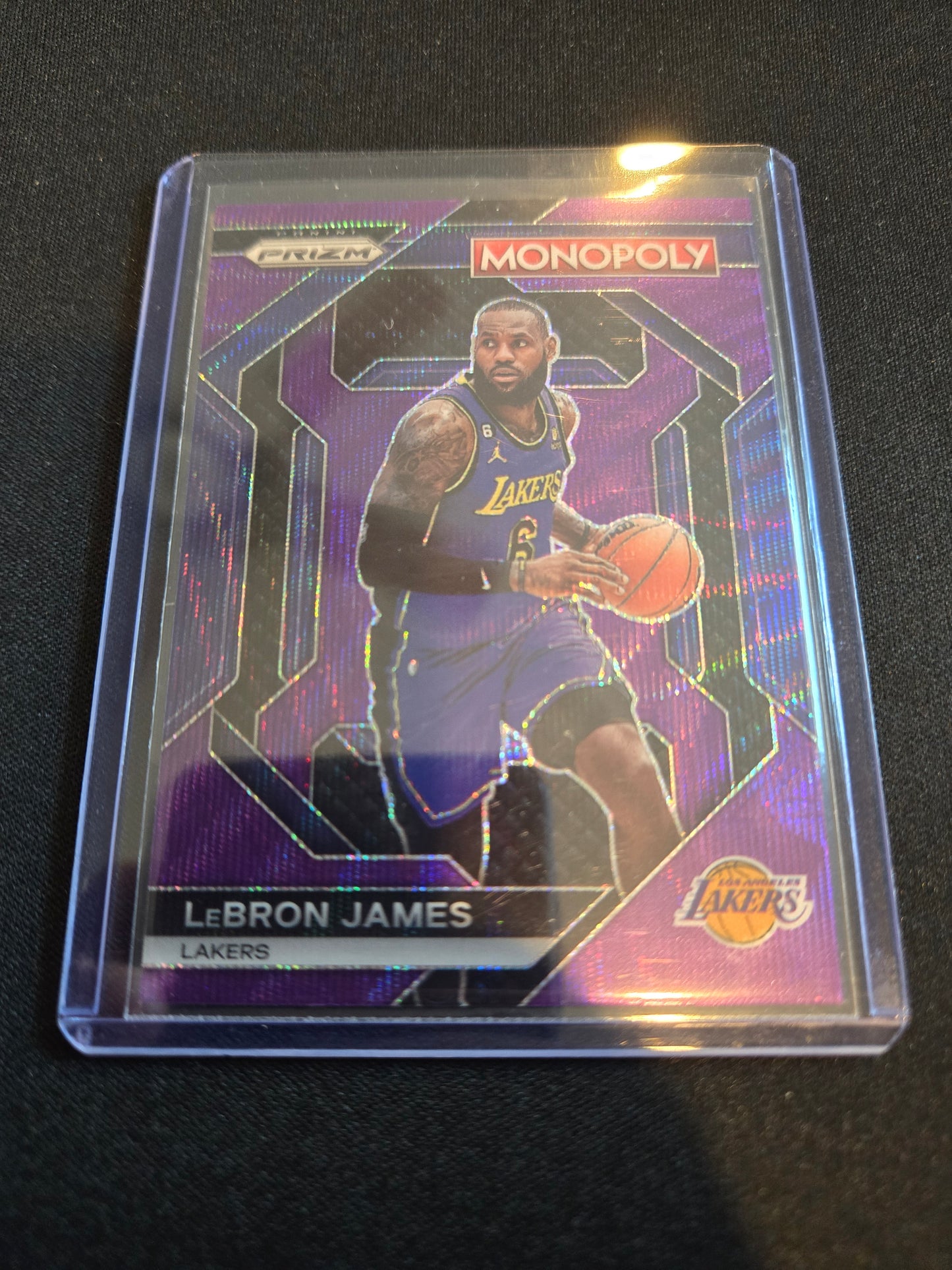 Lebron James Monopoly Prizm (Purple) PS9