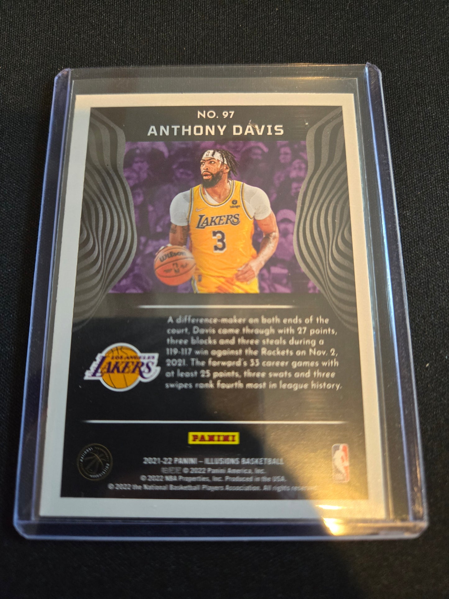 Anthony Davis Panini Illusions #97