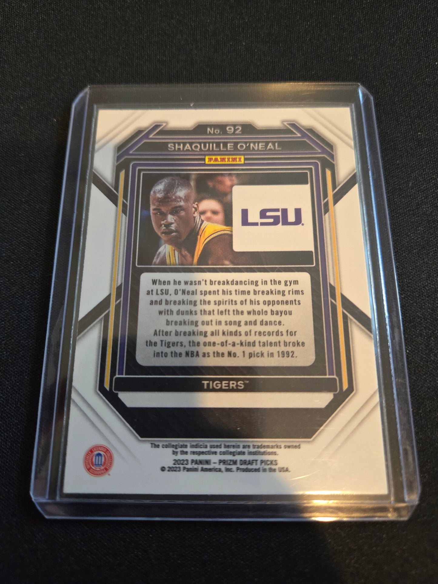 Shaquille O'Neal Panini Prizm #92