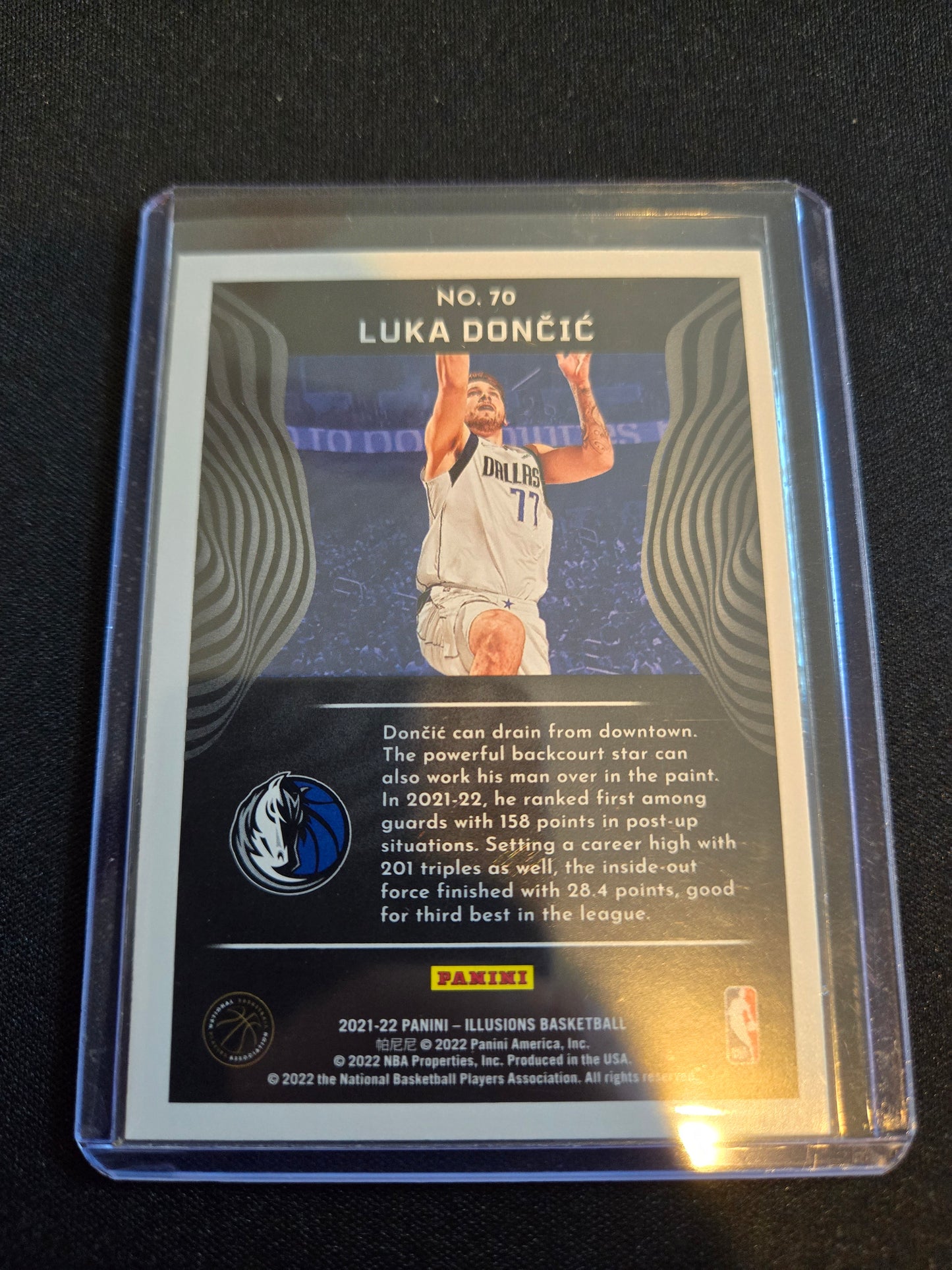 Luka Doncic Panini Illusions #70