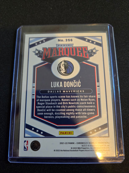 Luka Doncic Panini Chronicles Marquee (Green) #356