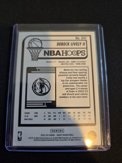 Derek Lively NBA Hoops Rookie #241