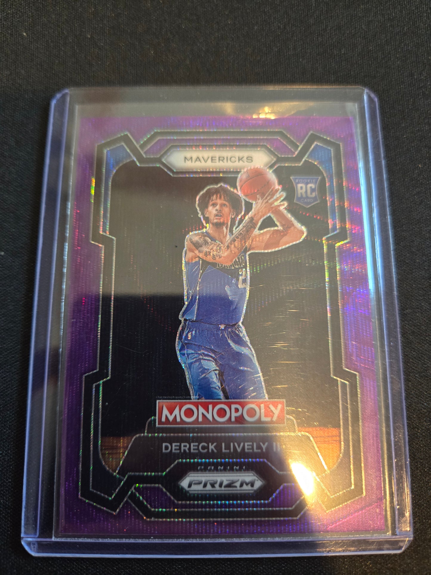 Derek Lively Monopoly Prizm Rookie (Purple) #24