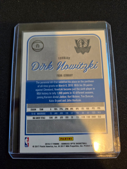 Dirk Nowitzki Donruss Optic #77