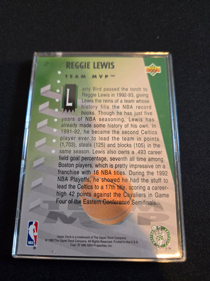 Reggie Lewis Upper Deck Team MVP Hologram #2