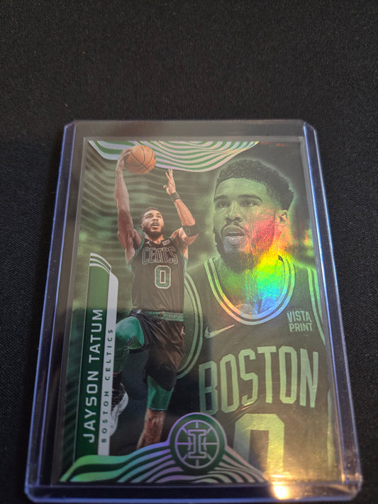 Jayson Tatum Panini Illusions #1 (Green)