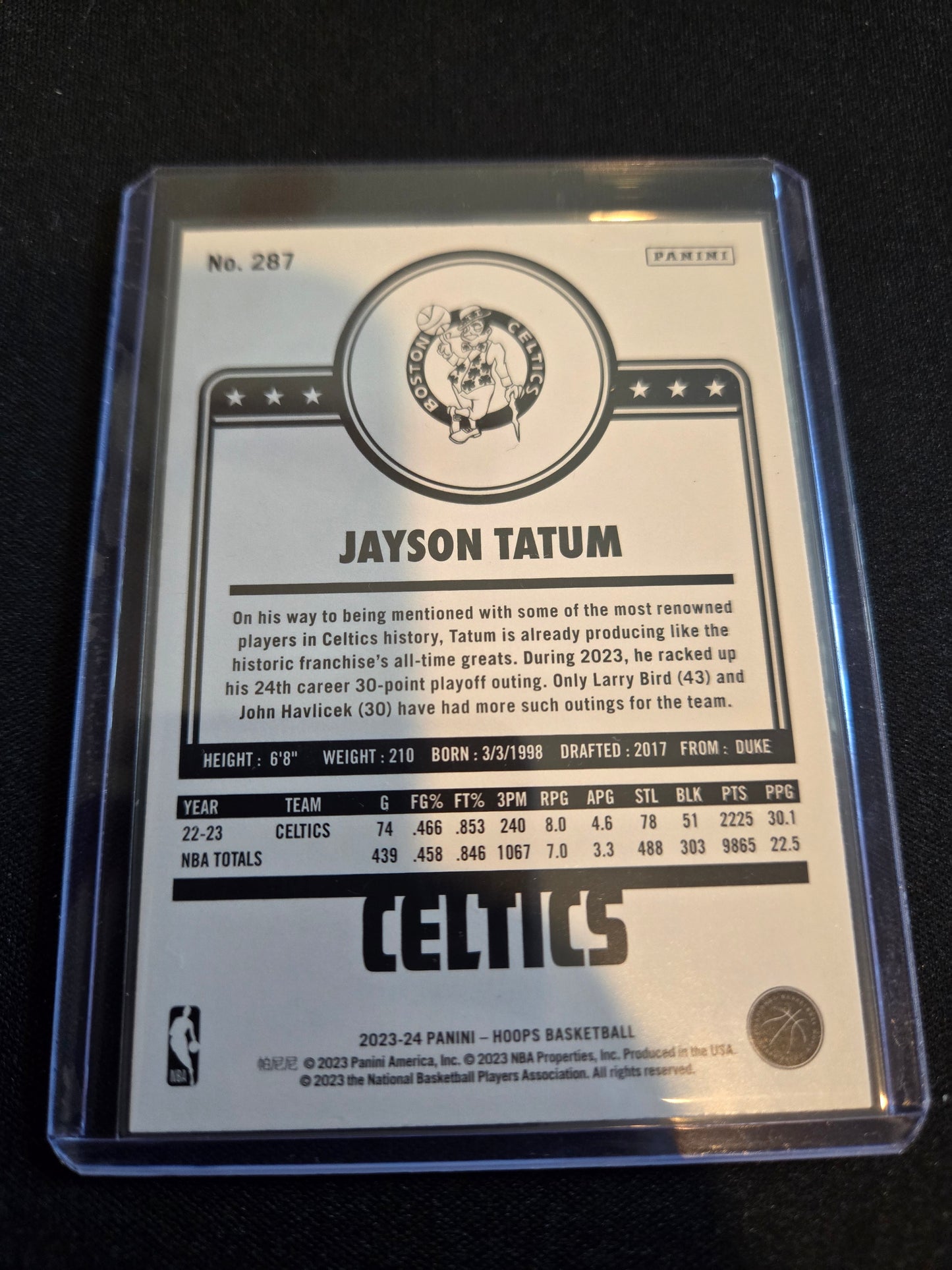 Jayson Tatum NBA Hoops #287