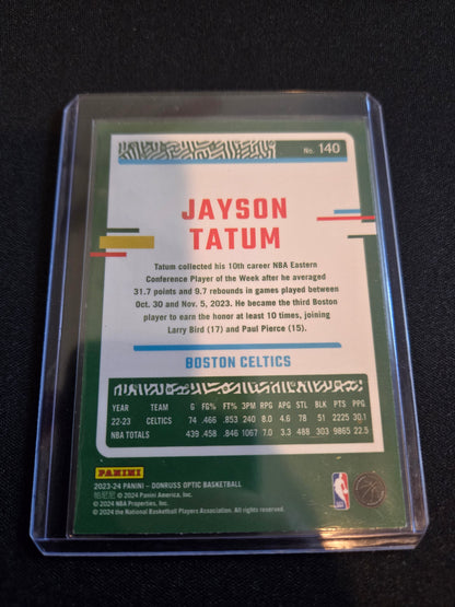 Jayson Tatum Donruss Optic #140