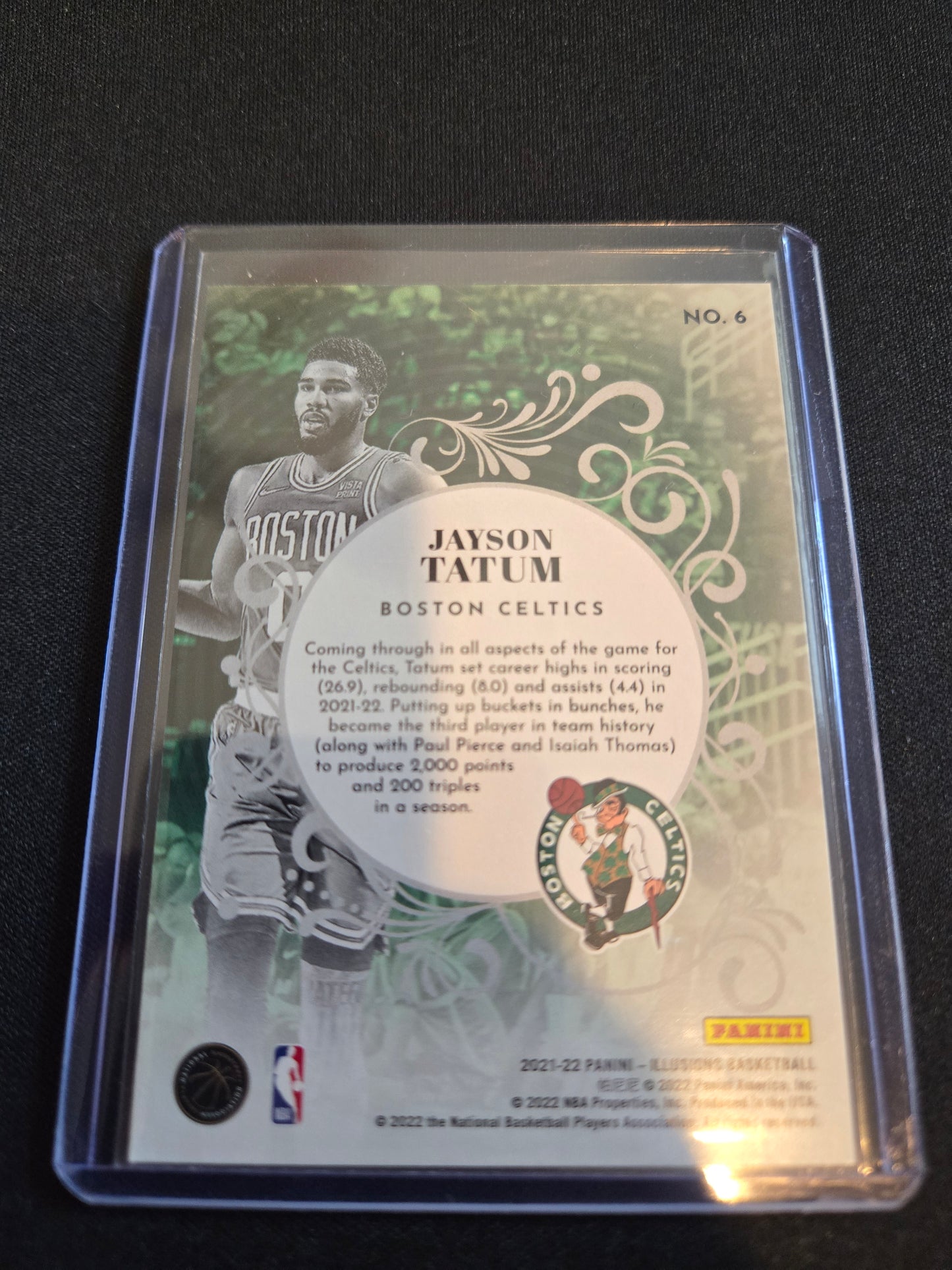 Jayson Tatum Panini Illusions King of Cards #6