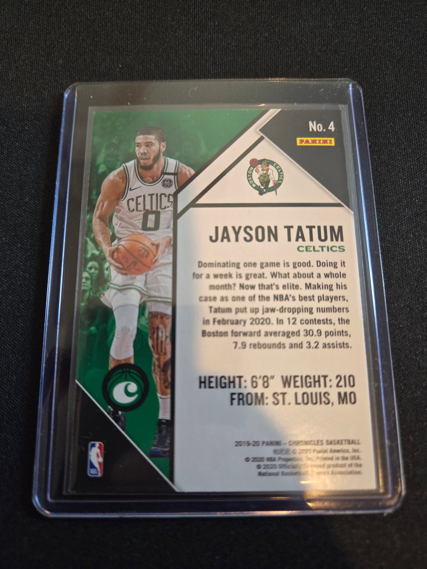 Jayson Tatum Panini Chronicles #4