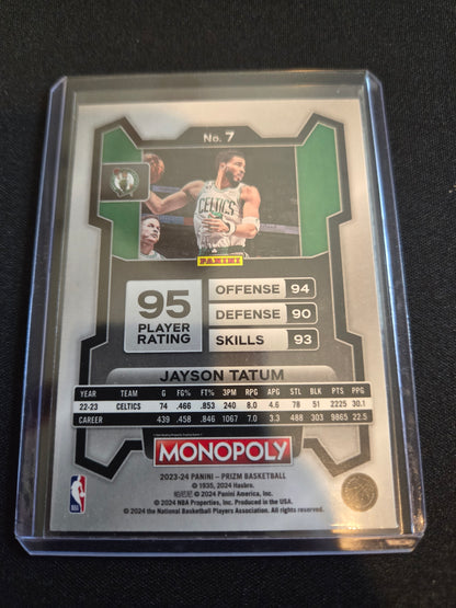 Jayson Tatum Monopoly Prizm #7