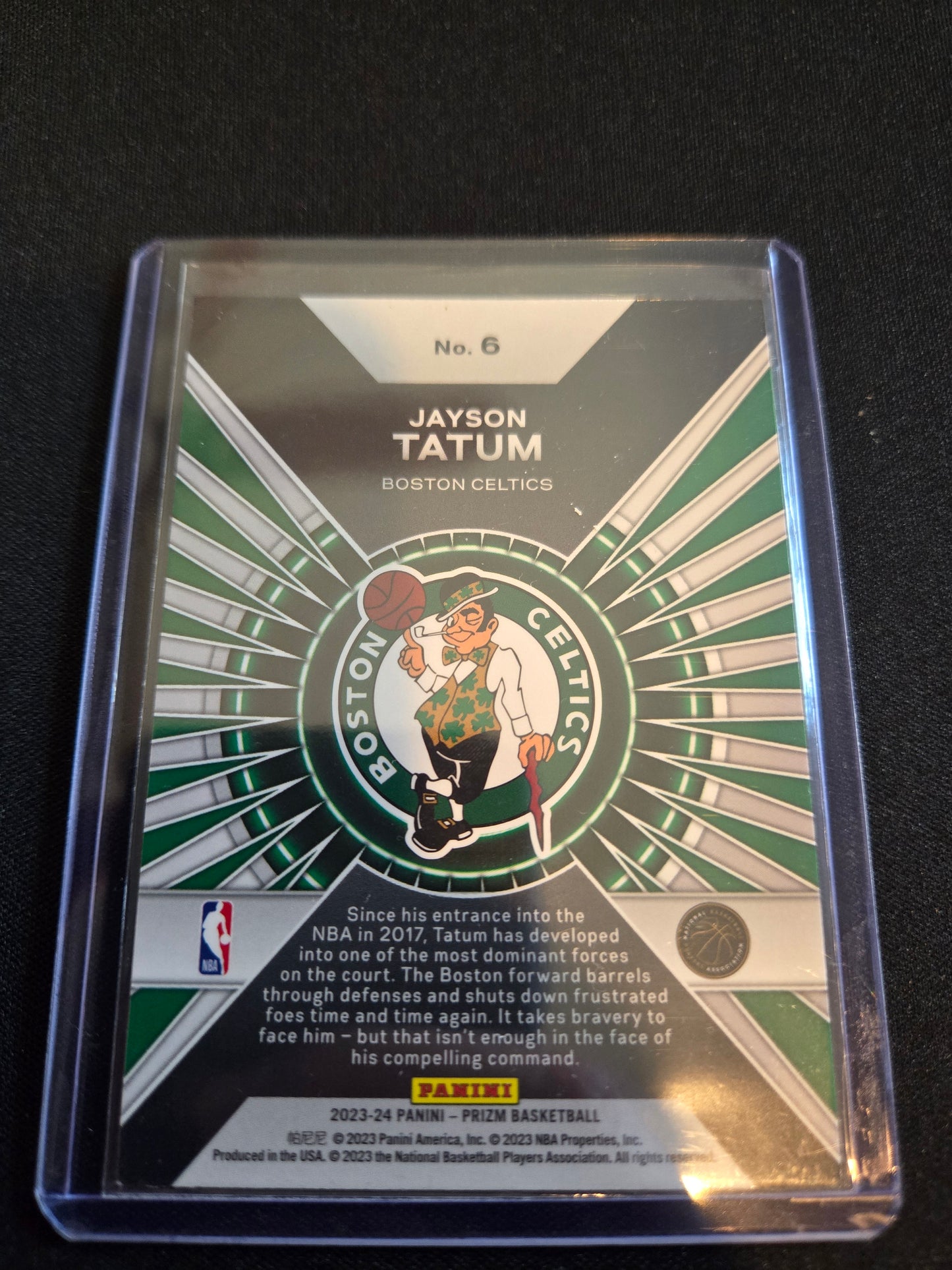 Jayson Tatum Panini Prizm Dominance #6