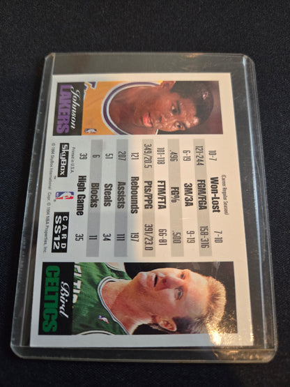 Larry Bird Vs. Magic Johnson Sky Box SS12