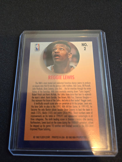 Reggie Lewis Fleer Team Leader #2