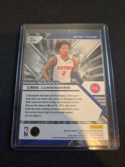 Cade Cunningham Panini Chronicles XR Rookie #377