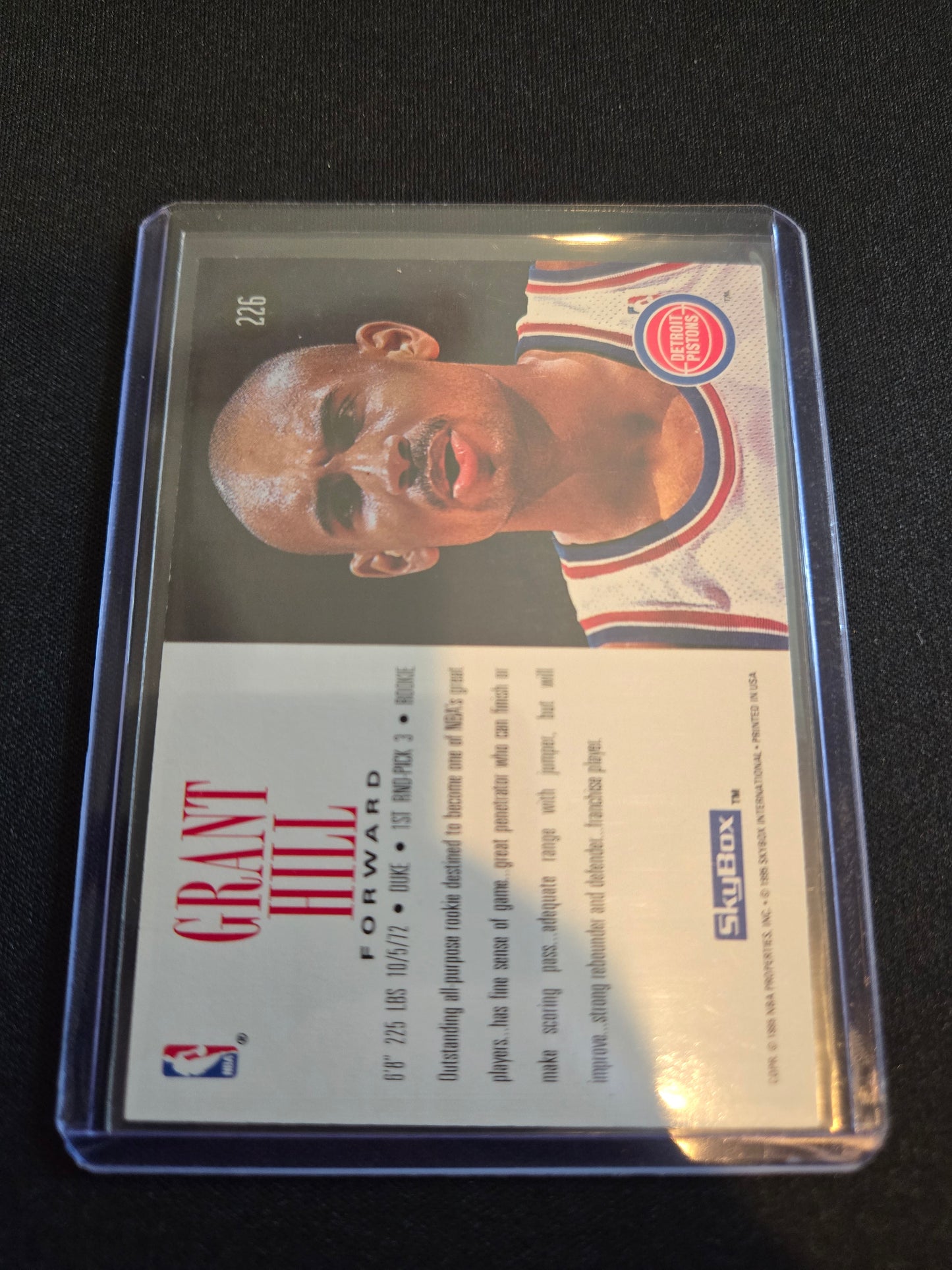 Grant Hill Sky Box Rookie #226