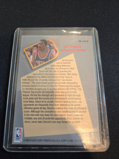 Joe Dumars Fleer Total D 4 of 15