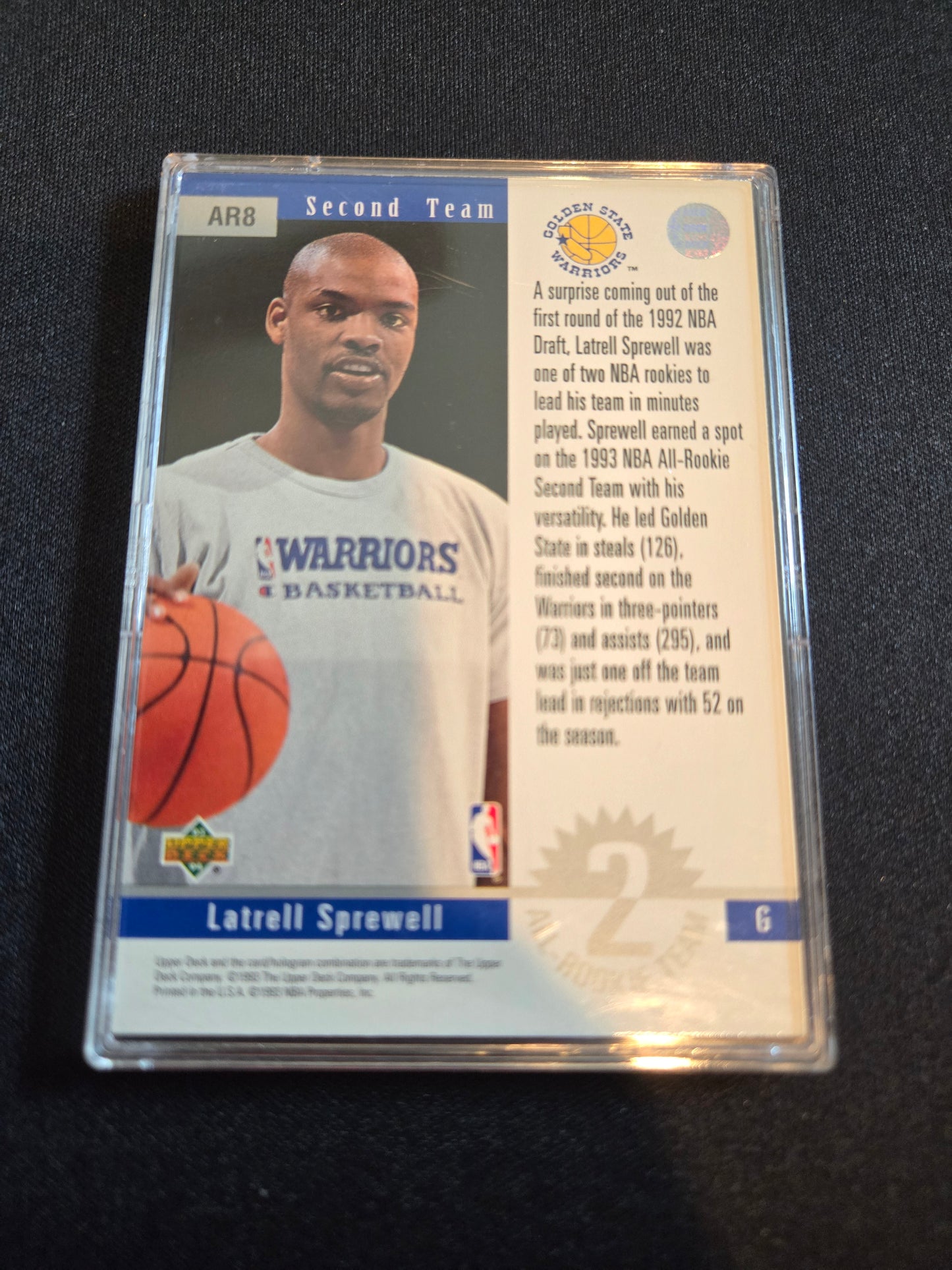 Latrell Sprewell Upper Deck All-Rookie Team AR8