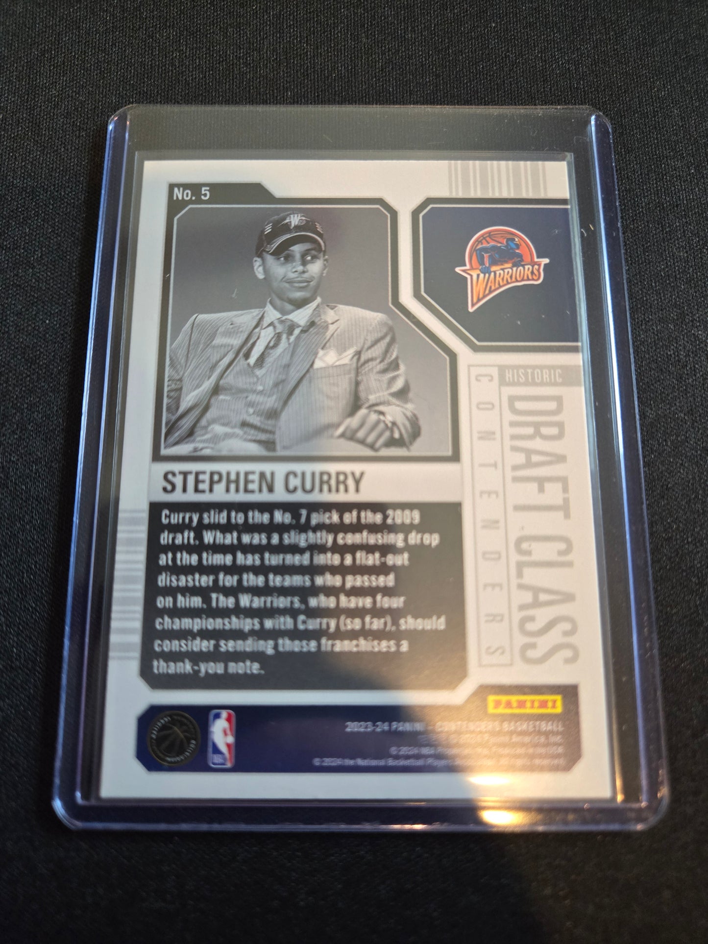 Stephen Curry Panini Contenders Draft Class #5