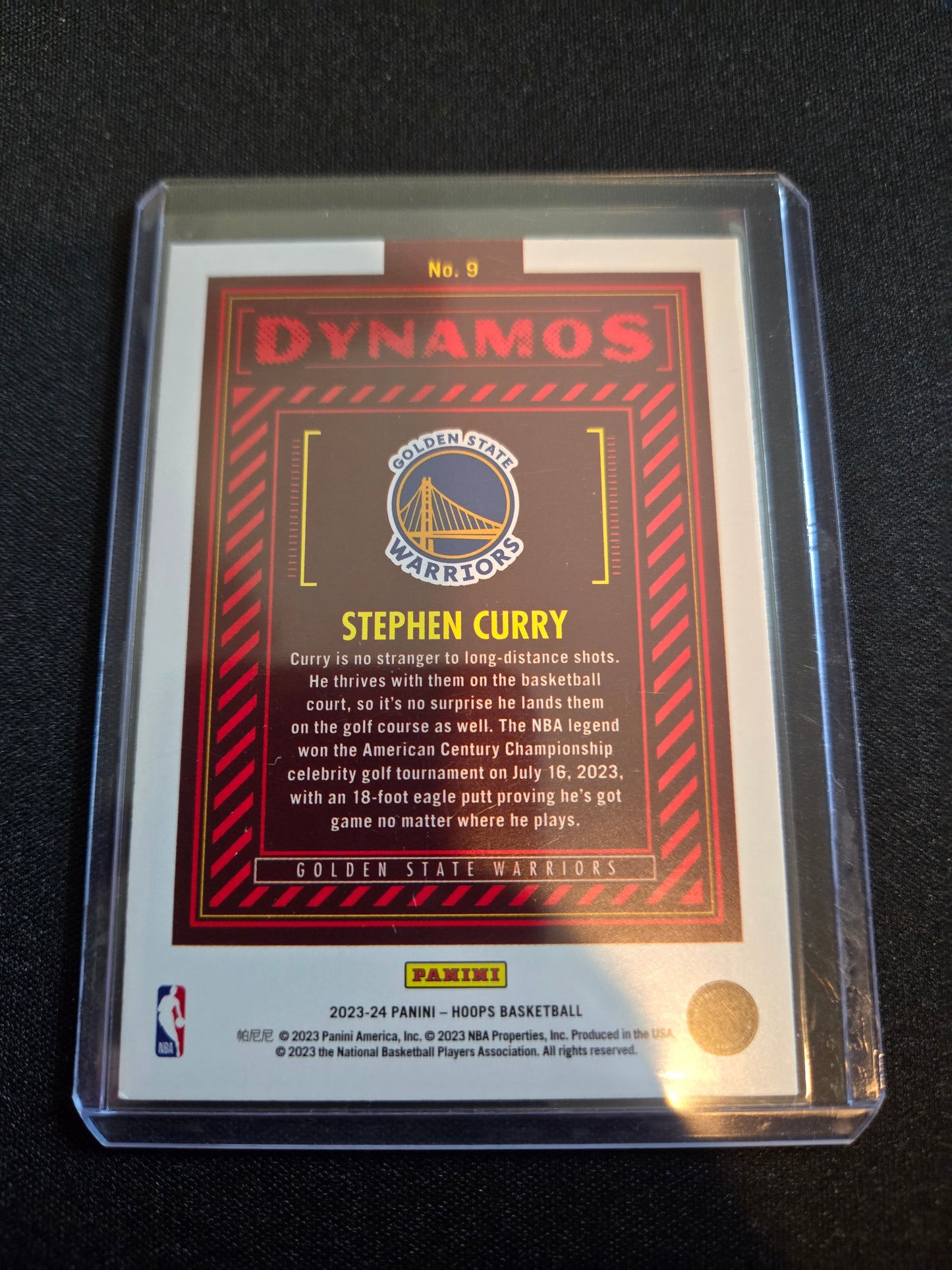 Stephen Curry NBA Hoops Dynamos #9