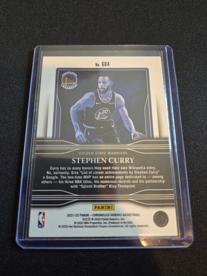 Stephen Curry Panini Chronicles Honors #684