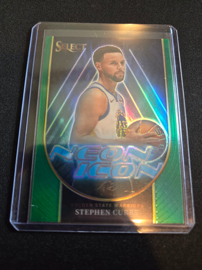 Stephen Curry Panini Select Neon Icon #4