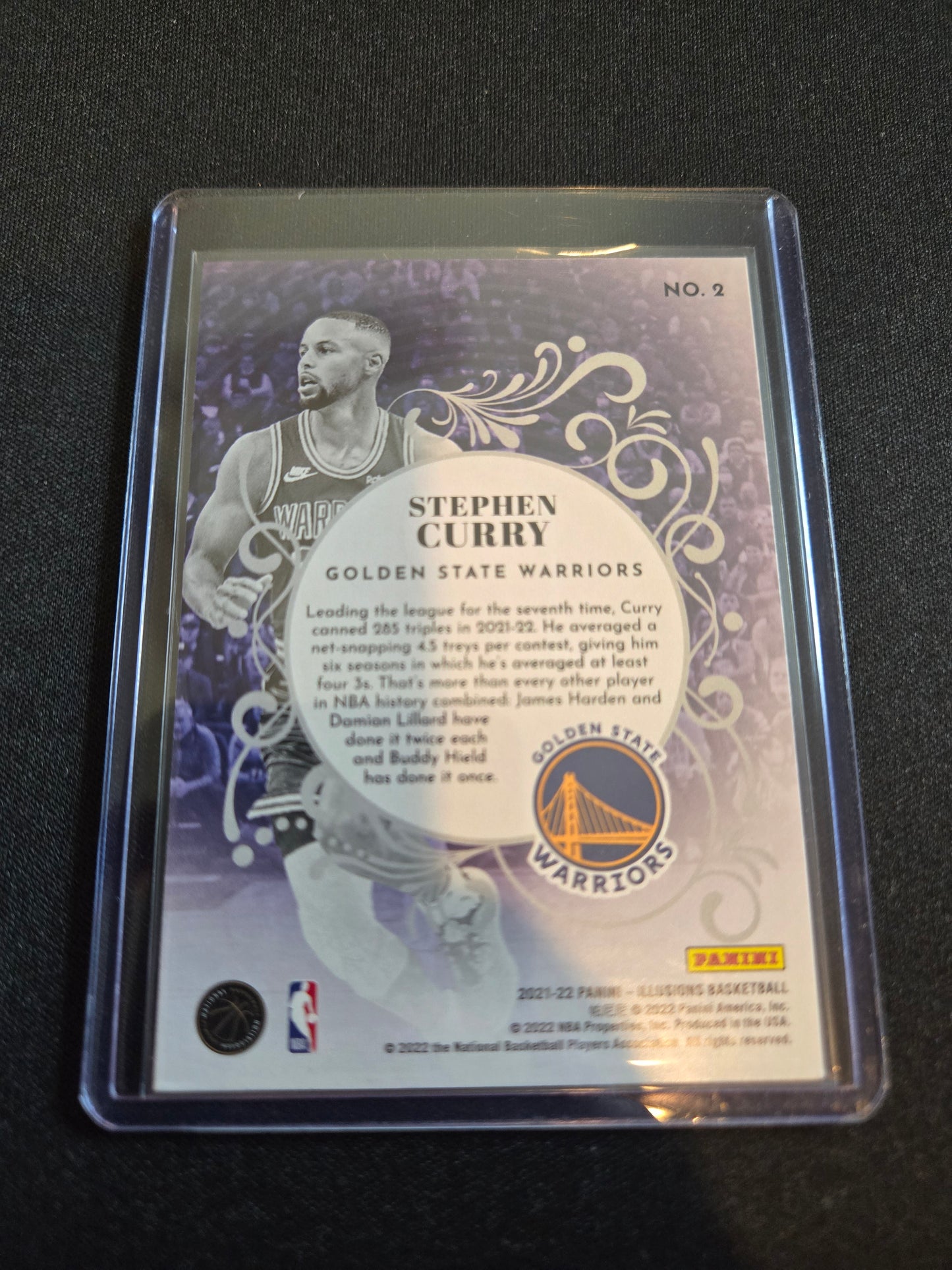 Stephen Curry Panini Illusions King of Cards #2