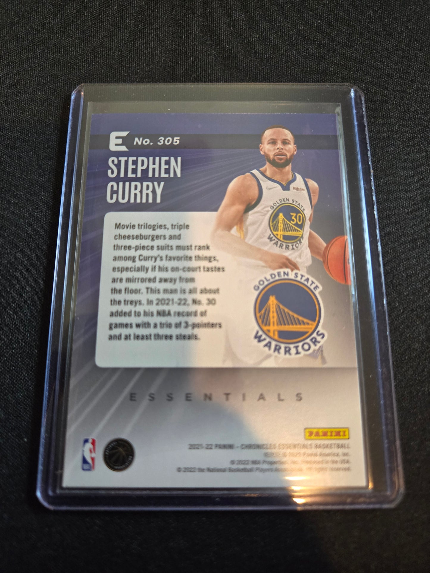 Stephen Curry Panini Chronicles Evolution (Pink) #305