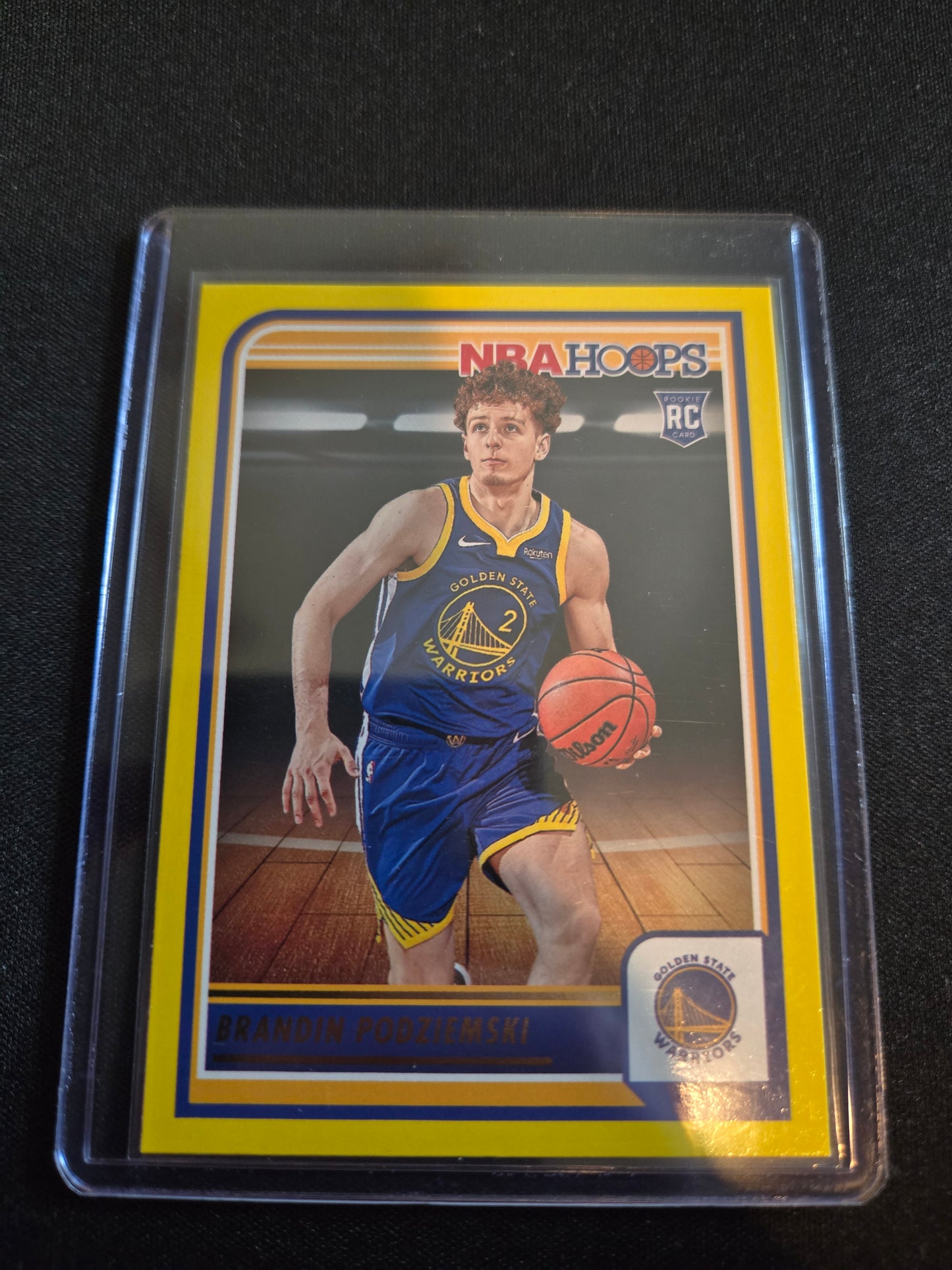 Brandin Podziemski NBA Hoops Rookie (Yellow) #264