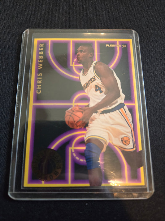 Chris Webber Fleer First Year Phenoms 10 of 10