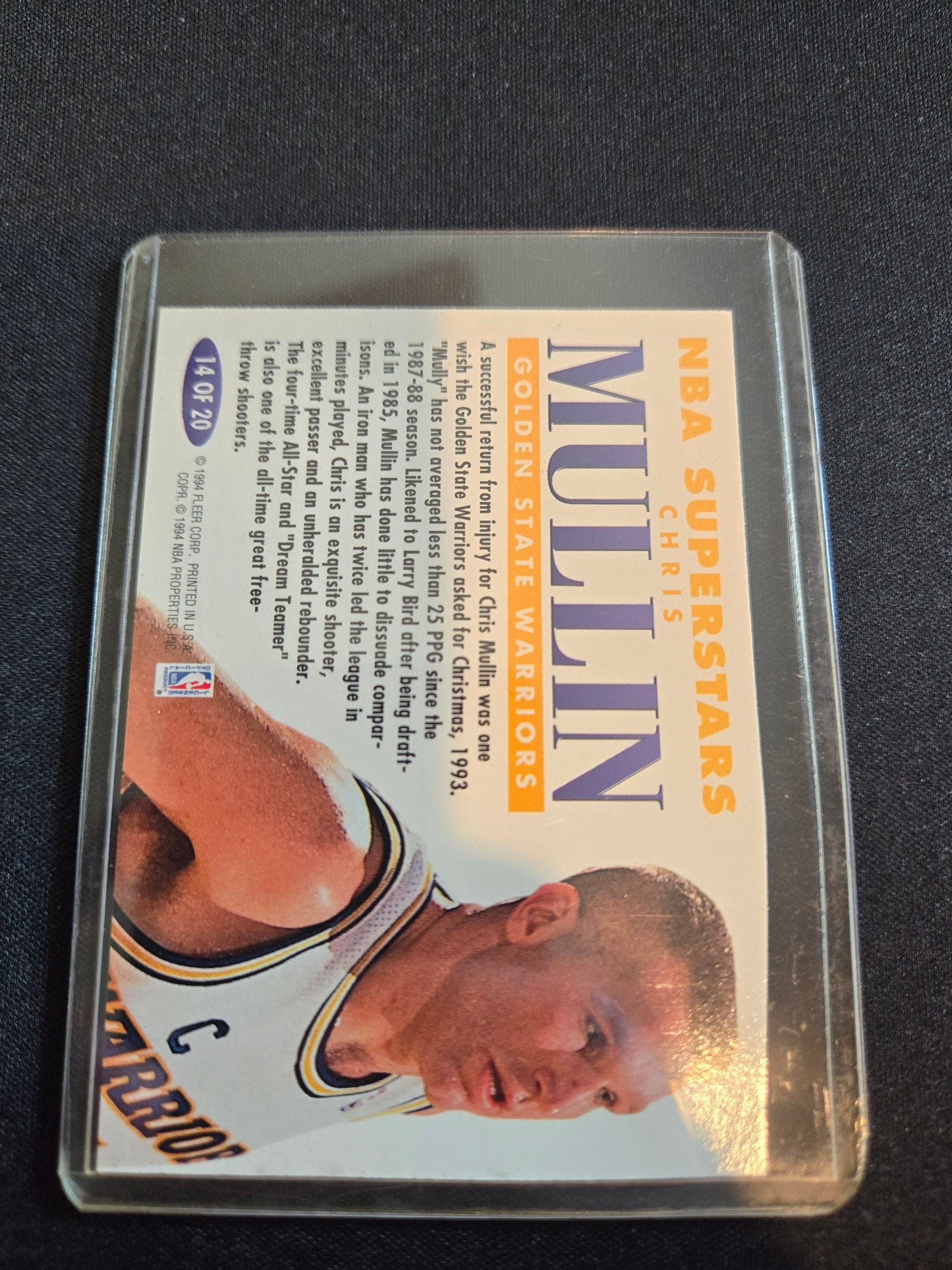 Chris Mullin Fleer NBA Superstars 14 of 20