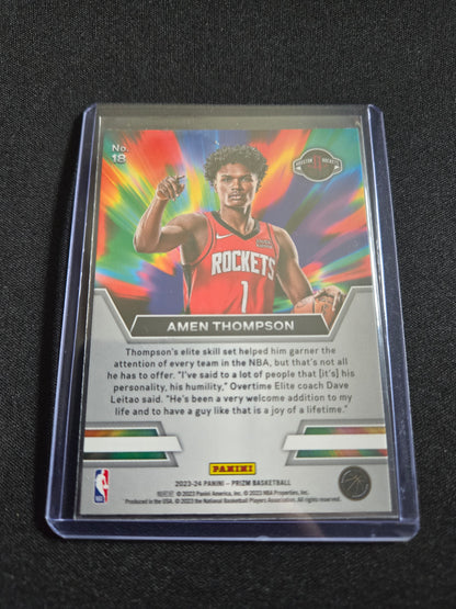 Amen Thompson Panini Prizm Instant Impact Rookie #18