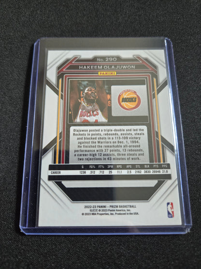 Hakeem Olajuwon Panini Prizm #290