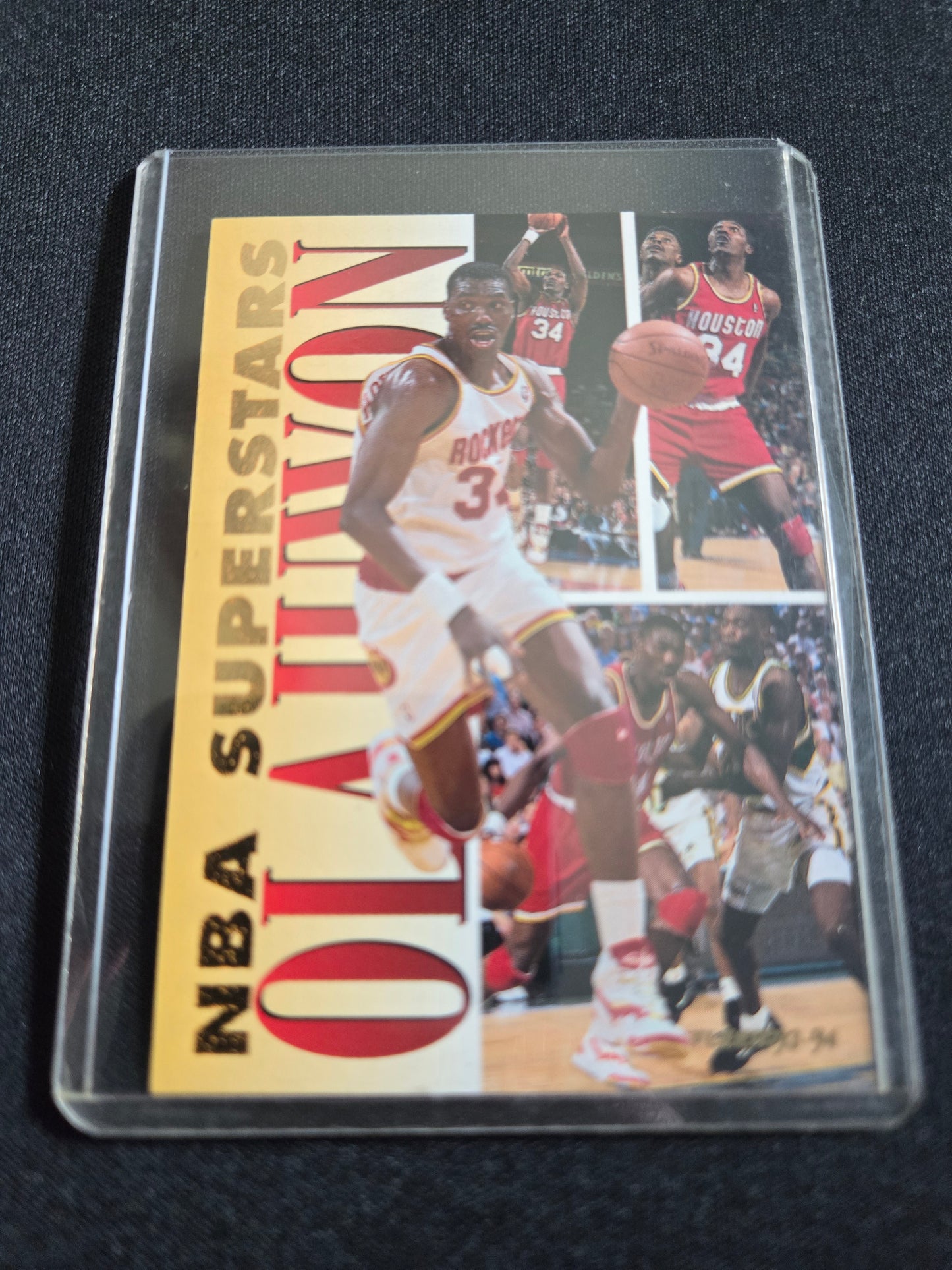 Hakeem Olajuwon Fleer NBA Superstars 15 of 20