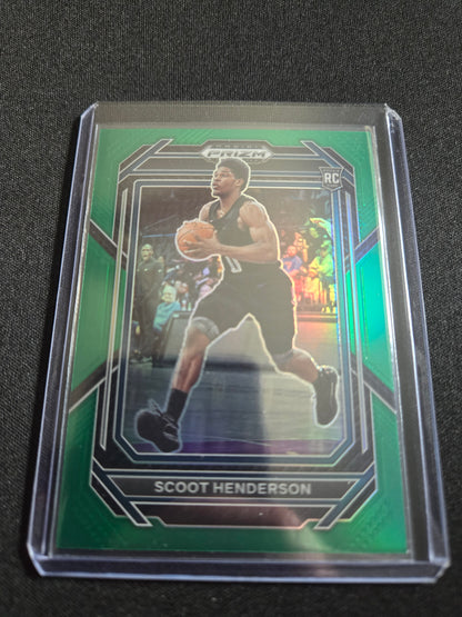 Scoot Henderson Panini Prizm Rookie (Green) #24