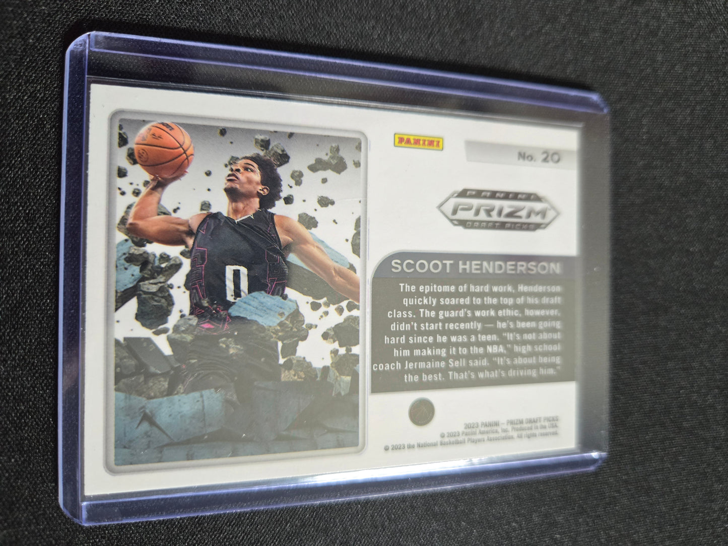 Scoot Henderson Panini Prizm Break Rookie #20