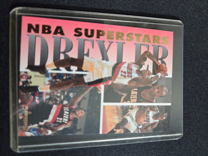 Clyde Drexler Fleer NBA Superstars 4 of 20