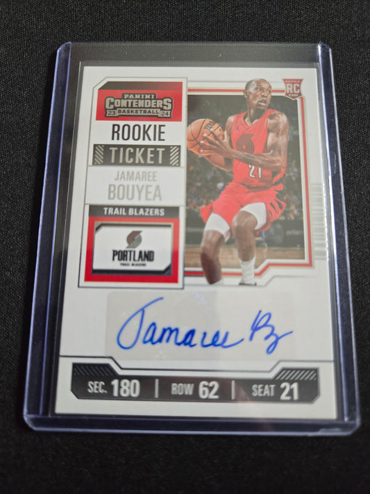 Jamaree Bouyea Panini Contenders Rookie Ticket Signature #154