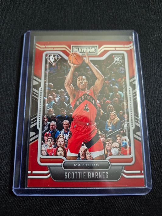 Scottie Barnes Panini Chronicles Playbook 75th Anniversary Rookie #284