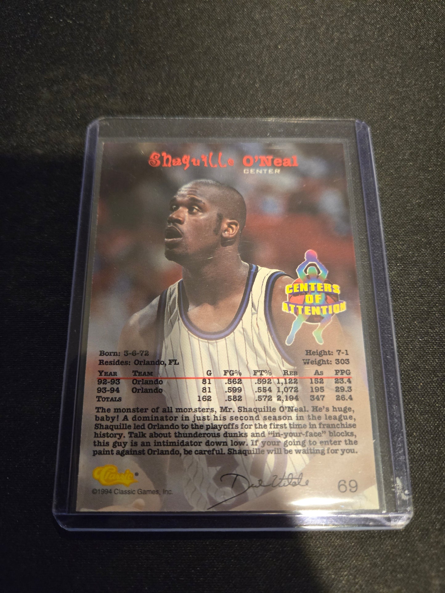 Shaquille O'Neal Classic #69