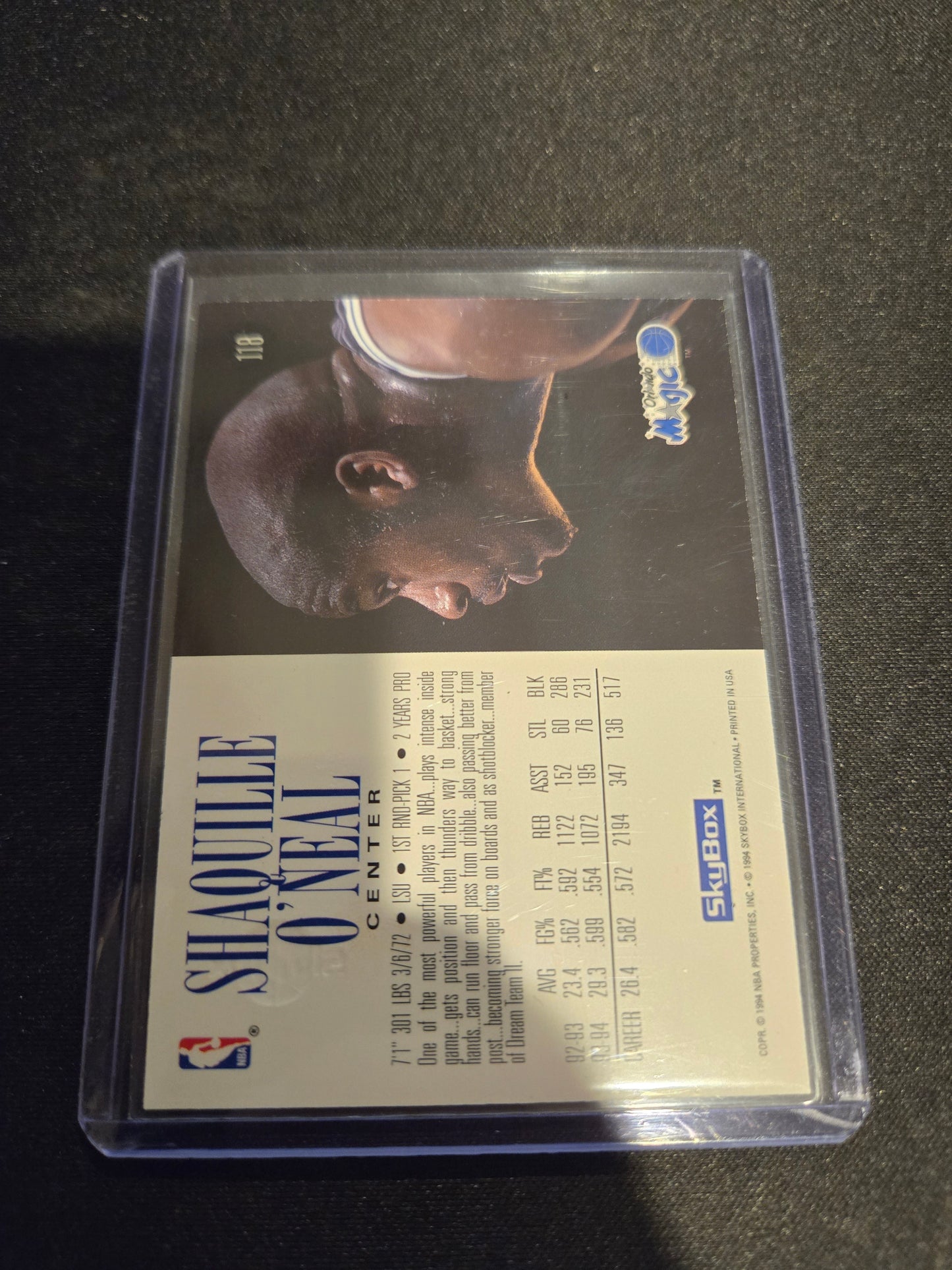 Shaquille O'Neal Sky Box #118